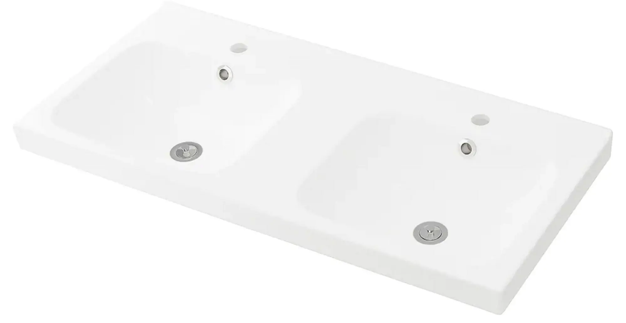 Набор тумбы с раковиной Ikea Godmorgon/Odensvik 2 ящика/смеситель Hamnskar 103x49x64 (Кашён Серый) - 8