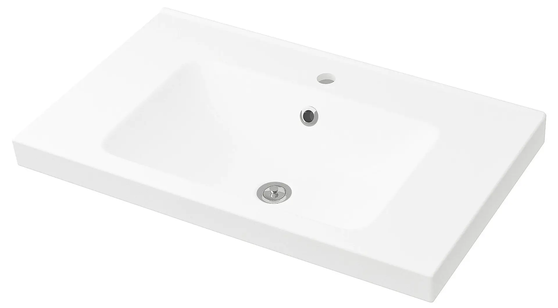 Набор тумбы с раковиной Ikea Godmorgon/Odensvik 2 ящика/смеситель Hamnskar 83x49x64 (Кашен Белый) - 2