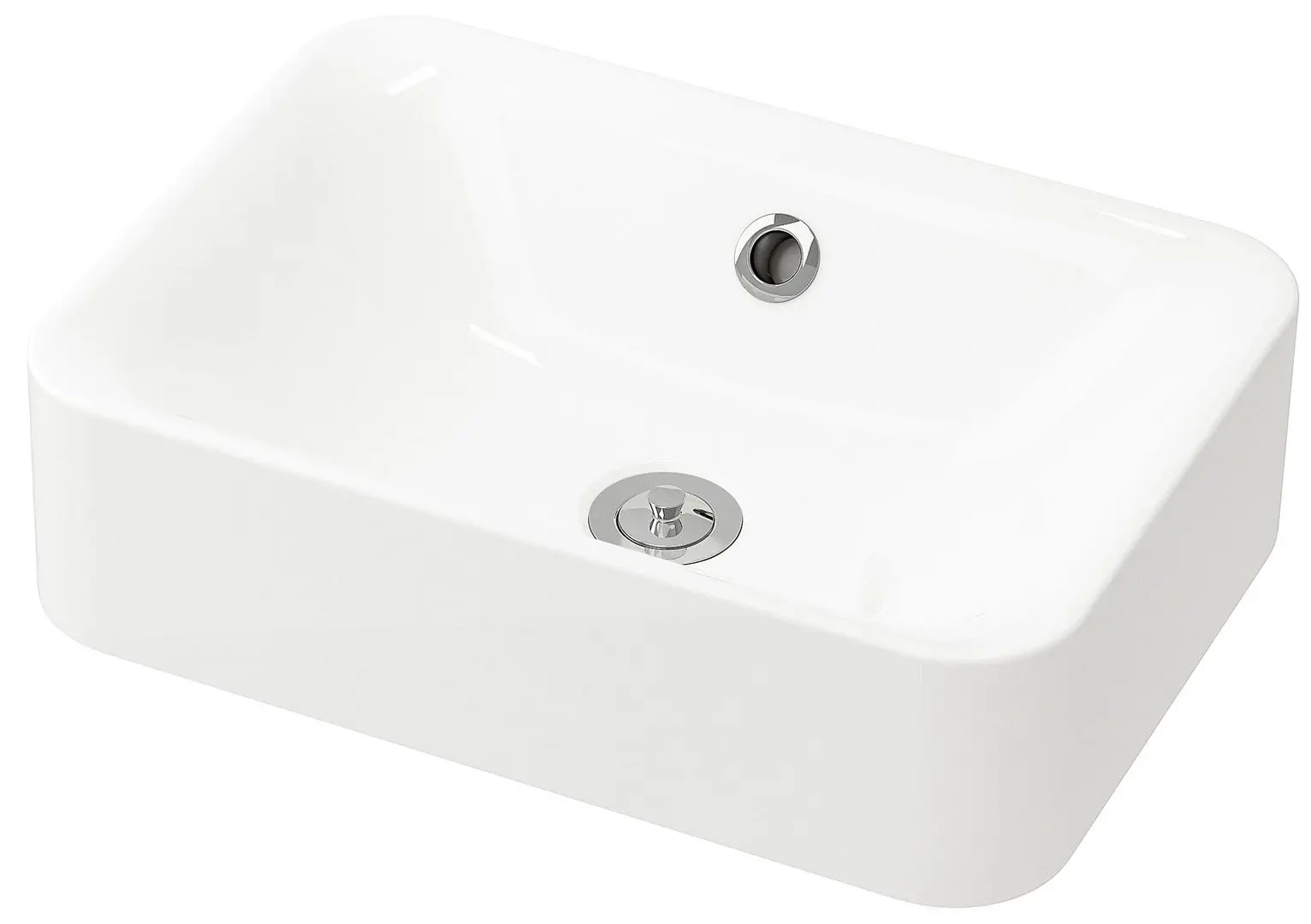 Набор тумбы с раковиной Ikea Godmorgon/Tolken/Horvik раковина 45x45/смеситель 102x49x72 (Белый/Бамбук) - 3