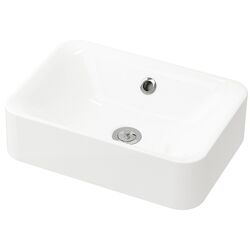 Набор тумбы с раковиной Ikea Godmorgon/Tolken/Horvik раковина 45x45/смеситель 82x49x72 (Белый/Антрацит) Thumb