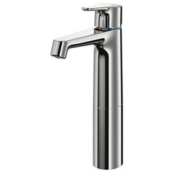 Набор тумбы с раковиной Ikea Godmorgon/Tolken/Horvik раковина 45x45/смеситель 82x49x72 (Под Коричневый Мореный Ясень/Под Мрамор) Thumb