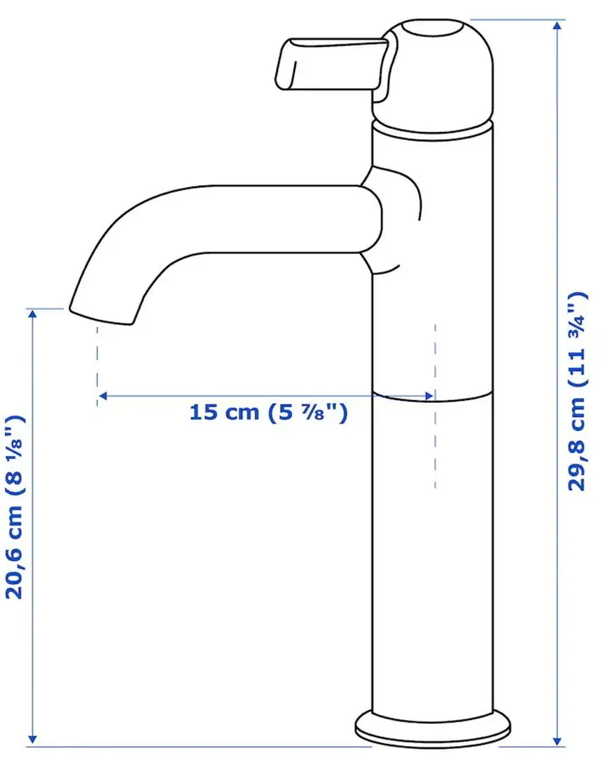 Набор тумбы с раковиной Ikea Godmorgon/Tolken/Kattevik раковина 40cm/смеситель 102x49x75 (Кашен Белый/Под Мрамор) - 2