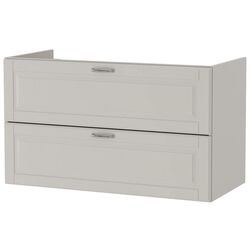 Набор тумбы с раковиной Ikea Godmorgon/Tolken/Kattevik раковина 40cm/смеситель 102x49x75 (Кашен Серый/Под Мрамор) Thumb