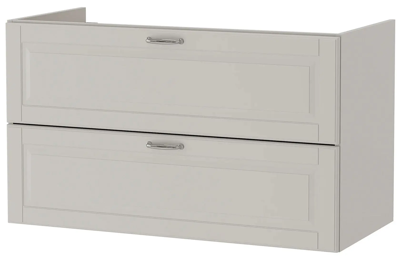 Набор тумбы с раковиной Ikea Godmorgon/Tolken/Kattevik раковина 40cm/смеситель 102x49x75 (Кашен Серый/Под Мрамор) - 2