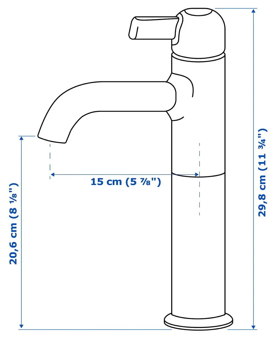 Набор тумбы с раковиной Ikea Godmorgon/Tolken/Kattevik раковина 40cm/смеситель 102x49x75 (Кашен Серый/Под Мрамор) - 8