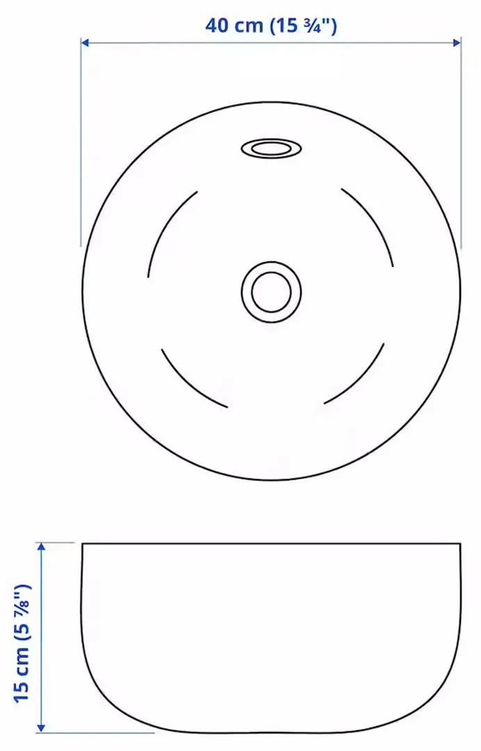 Набор тумбы с раковиной Ikea Godmorgon/Tolken/Kattevik раковина 40cm/смеситель 82x49x75 (Кашен Белый/Под Мрамор) - 11