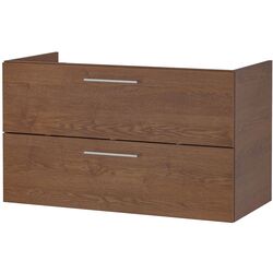 Набор тумбы с раковиной Ikea Godmorgon/Tolken/Tornviken раковина 45cm/смеситель 102x49x74 (Под Коричневый Мореный Ясень/Антрацит) Thumb