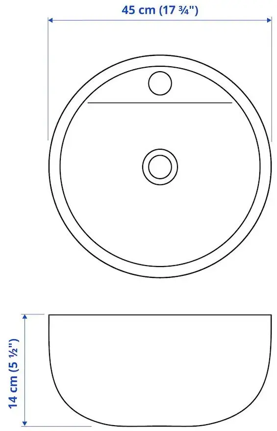 Набор тумбы с раковиной Ikea Godmorgon/Tolken/Tornviken раковина 45cm/смеситель 62x49x74 (Глянцевый Белый/Белый) - 10