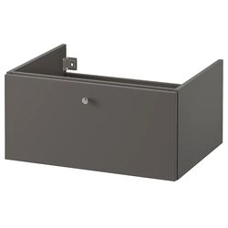 Набор тумбы с раковиной Ikea Godmorgon/Tolken/Tornviken раковина 45cm/смеситель 82x49x45 (Гиллбурен Темно-серый/Под Мрамор) Thumb