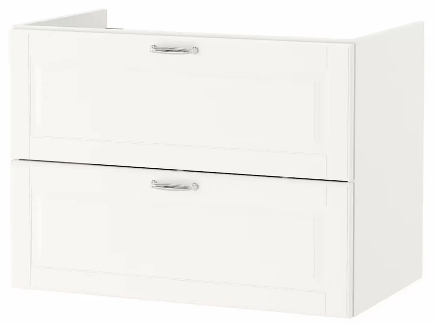 Набор тумбы с раковиной Ikea Godmorgon/Tolken/Tornviken раковина 45cm/смеситель 82x49x74 (Кащен Белый/Имитация Мрамора) - 2