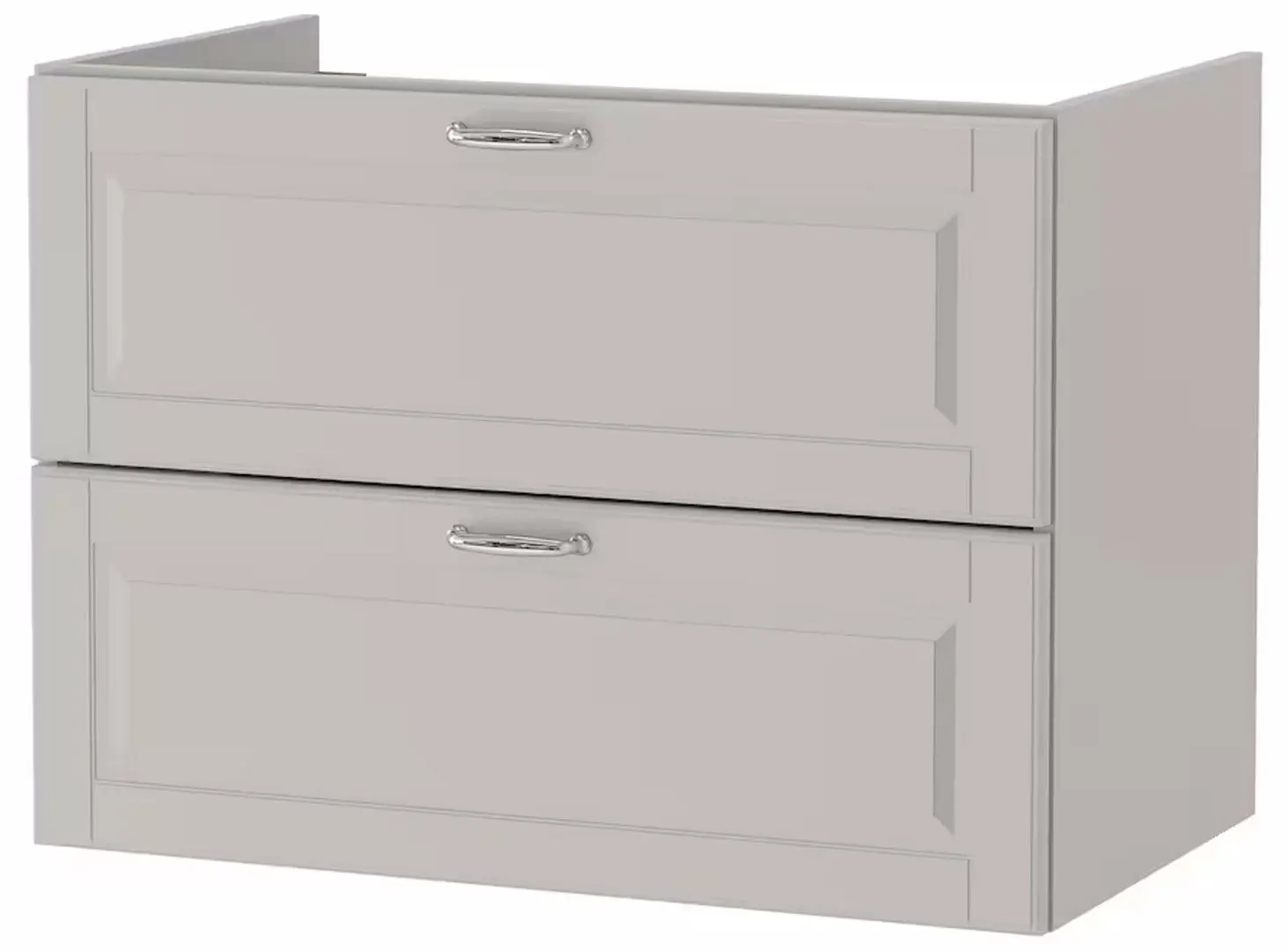 Набор тумбы с раковиной Ikea Godmorgon/Tolken/Tornviken раковина 45cm/смеситель 82x49x74 (Кащен Серый/Имитация Мрамора) - 2