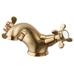 Набор тумбы с раковиной Ikea Hemnes/Rattviken 2 ящика/смеситель Runskar 82x49x93 (Белый) Thumb