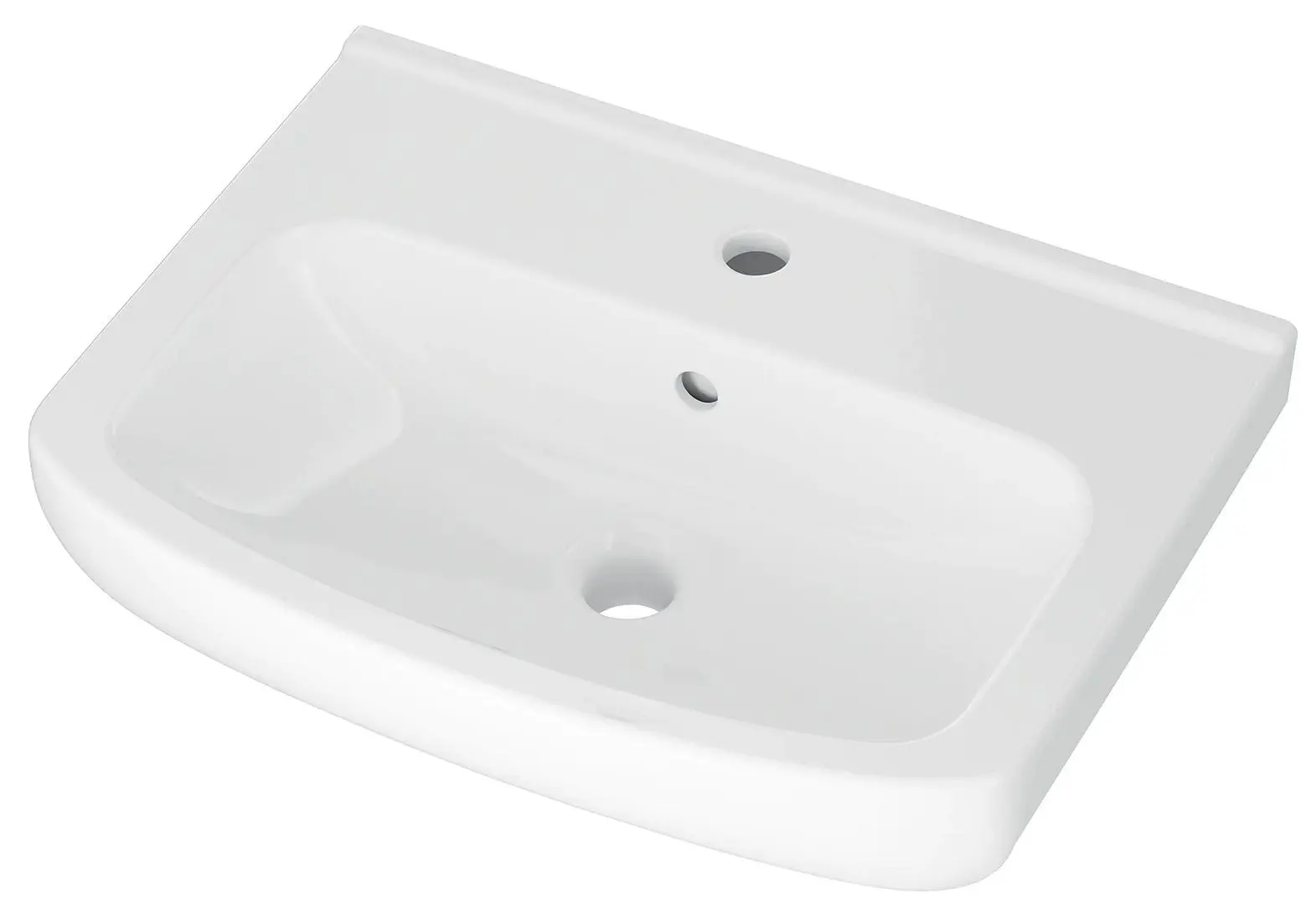 Набор тумбы с раковиной Ikea Nysjon/Bjorkan смеситель Saljen 54x98 (Белый) - 2