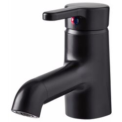 Набор тумбы с умывальником Ikea Lilltjarn/Skatsjon 2 дверце/смеситель Saljen 45x35 (Белый) Thumb