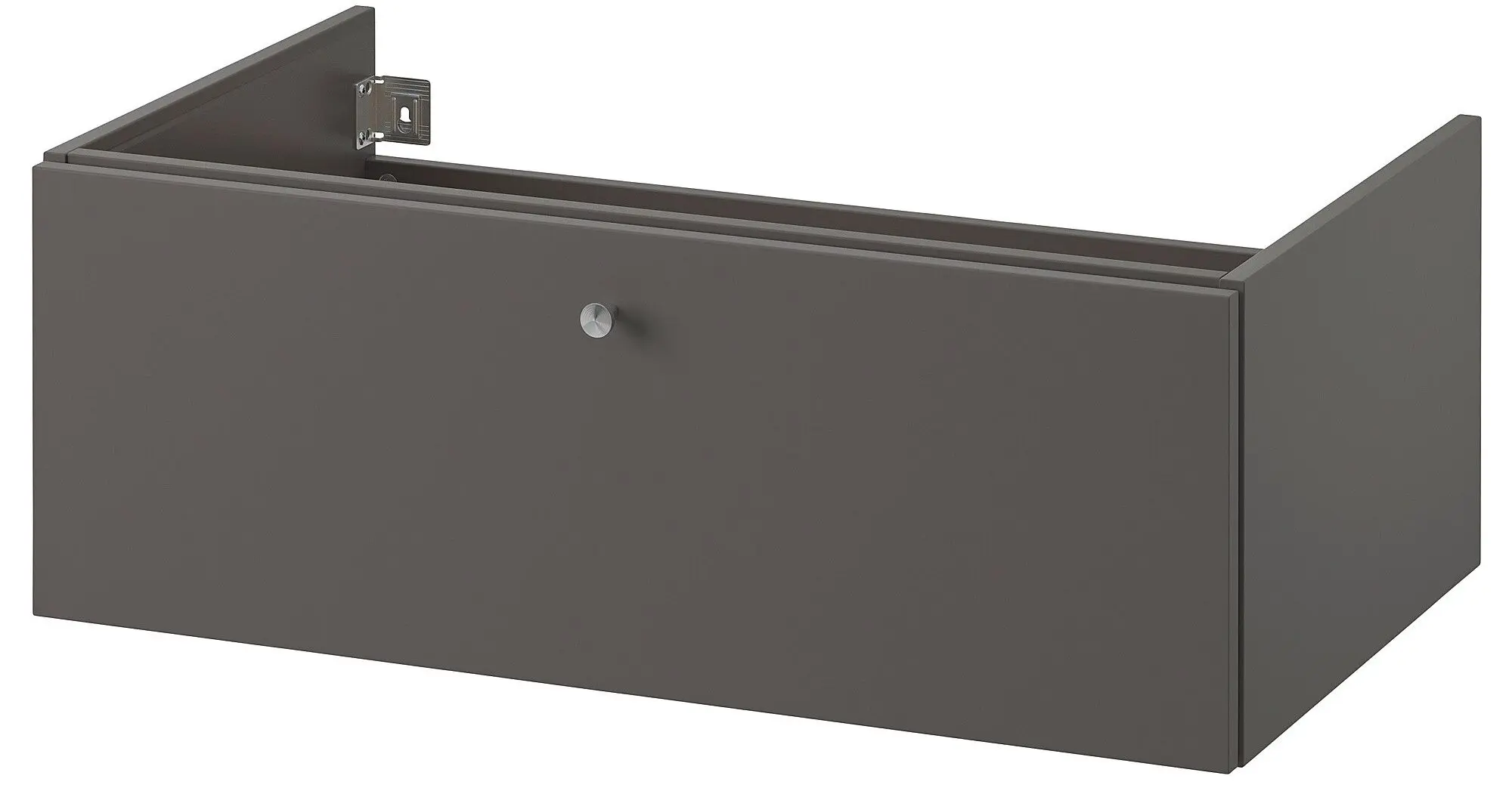 Шкаф под умывальник Ikea Godmorgon 1 ящик 80x47x29 (Гиллбурен Темно-серый)