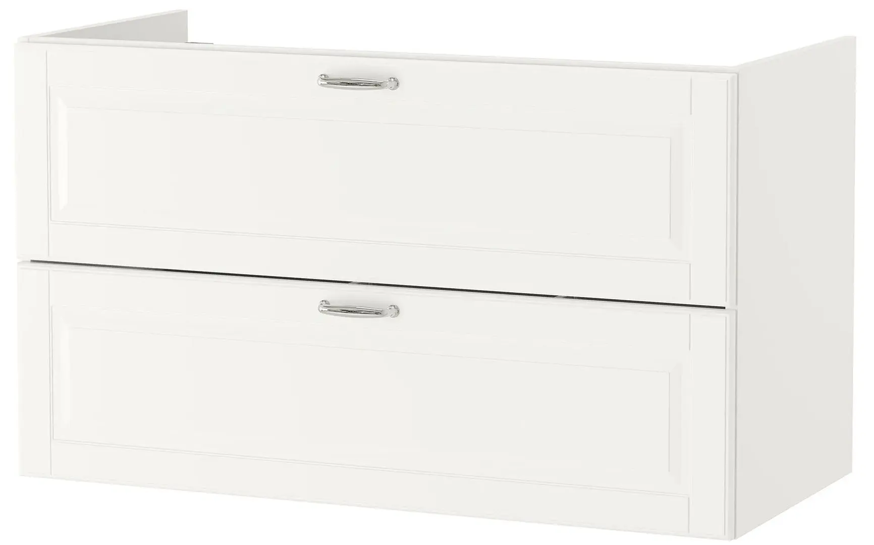 Шкаф под умывальник Ikea Godmorgon 2 ящика 100x47x58 (Касжон/Белый)