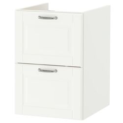 Шкаф под умывальник Ikea Godmorgon 2 ящика 40x47x58 (Касжон/Белый)
