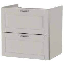 Шкаф под умывальник Ikea Godmorgon 2 ящика 60x47x58 (Кашён Серый)
