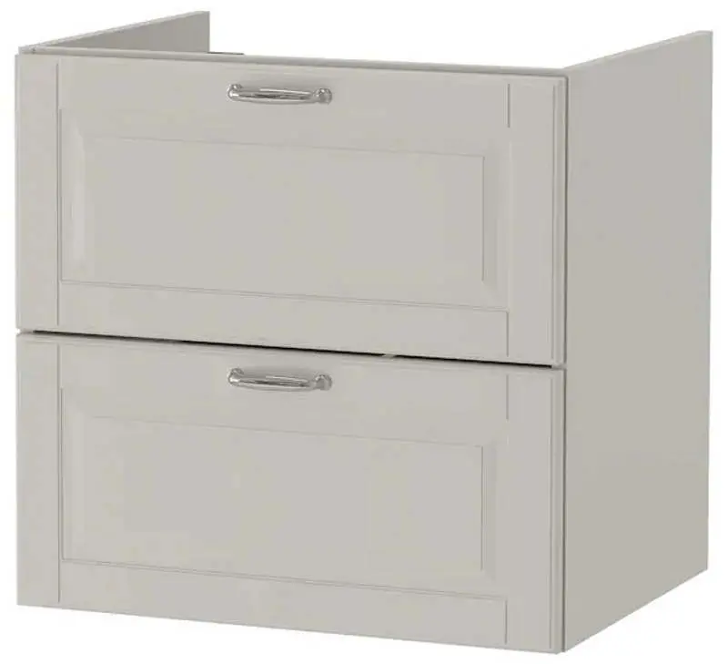 Шкаф под умывальник Ikea Godmorgon 2 ящика 60x47x58 (Кашён Серый)