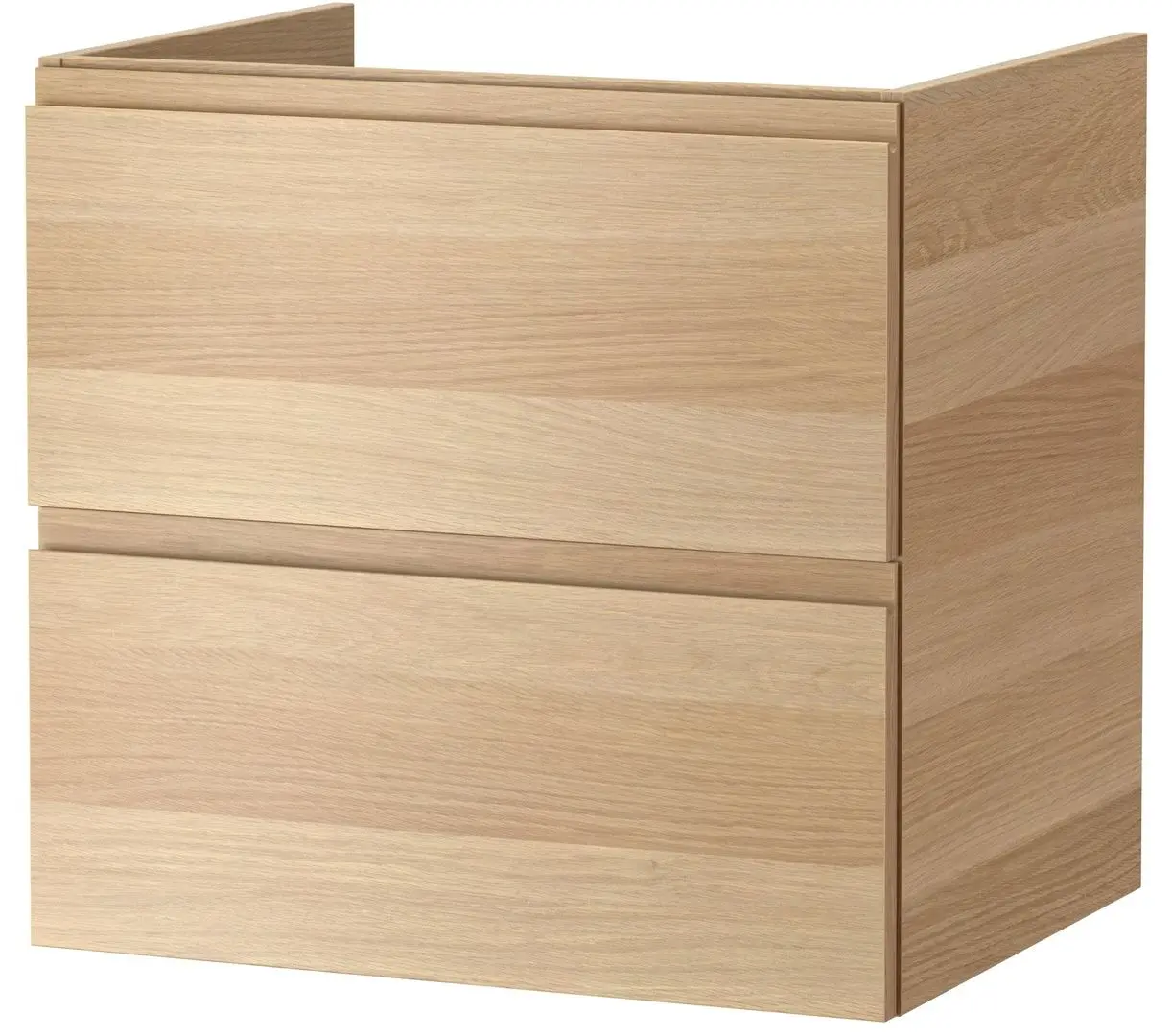 Шкаф под умывальник Ikea Godmorgon 2 ящика 60x47x58 (Под Беленый Дуб)