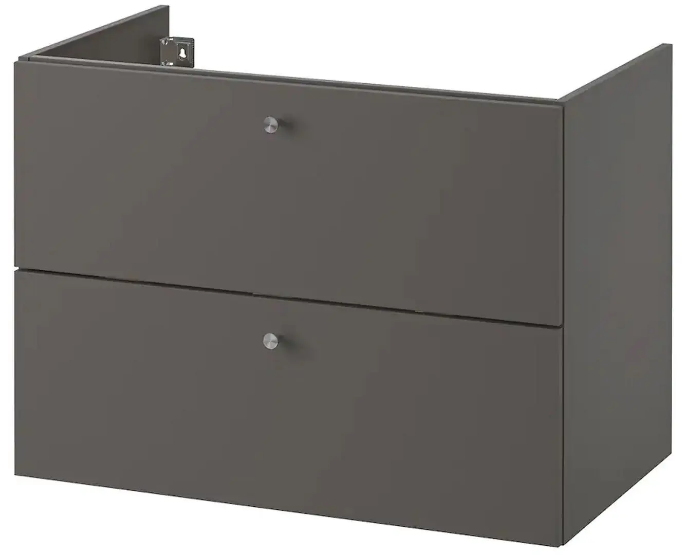 Шкаф под умывальник Ikea Godmorgon 2 ящика 80x47x58 (Гилльбурен Темно-серый)