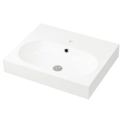 Шкаф под умывальник Ikea Godmorgon/Braviken 2 ящика/смеситель Brogrund 61x49x68 (Глянцевый Белый) Thumb