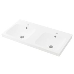 Шкаф под умывальник Ikea Godmorgon/Odensvik 2 ящика/смеситель Dalskär 103x49x64 (Глянцевый Белый) Thumb