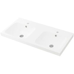 Шкаф под умывальник Ikea Godmorgon/Odensvik 2 ящика/смеситель Dalskar 103x49x64 (Под Беленый Дуб) Thumb