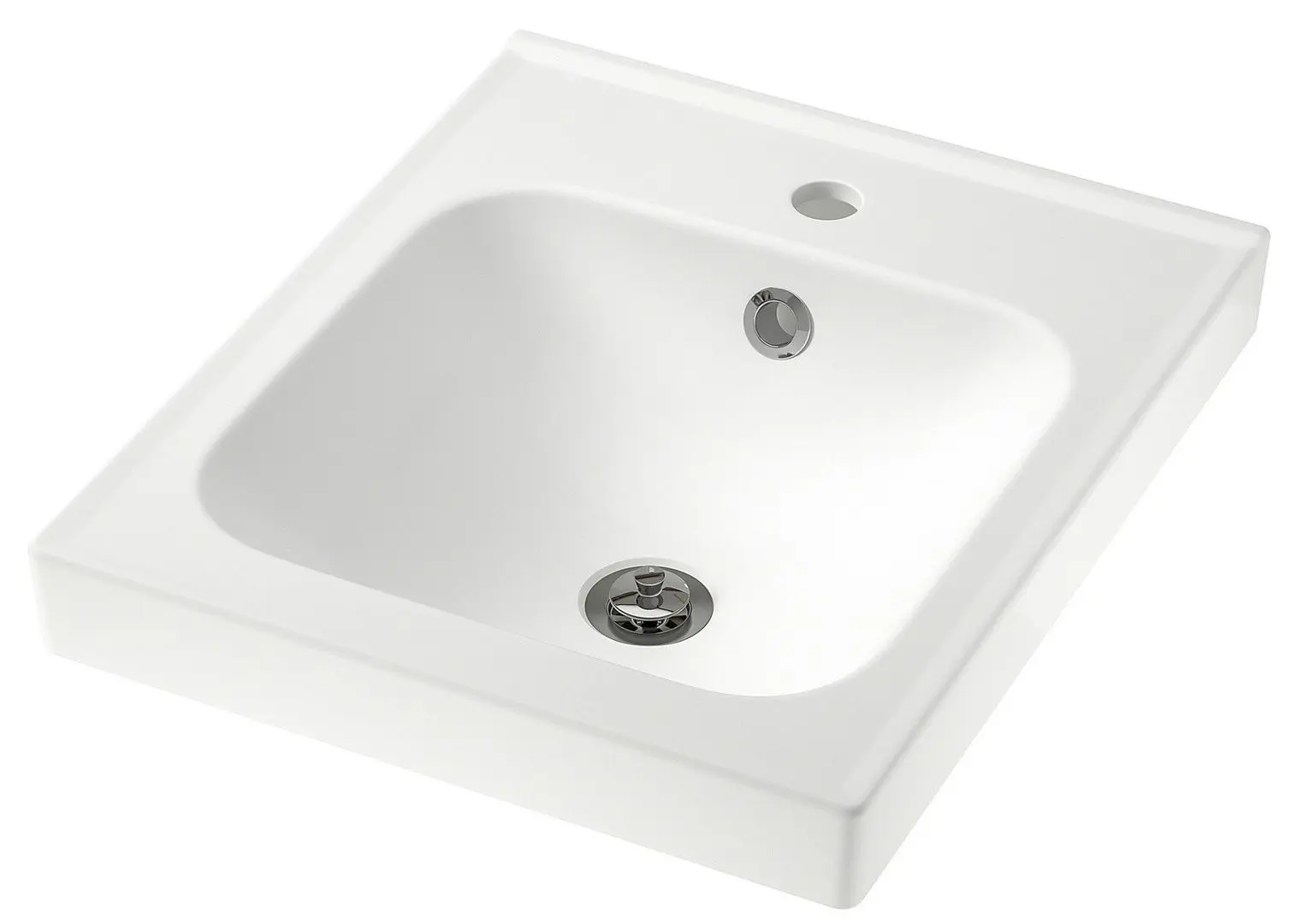 Шкаф под умывальник Ikea Godmorgon/Odensvik 2 ящика/смеситель Dalskär 43x49x64 (Под Коричневый Мореный Ясень) - 2