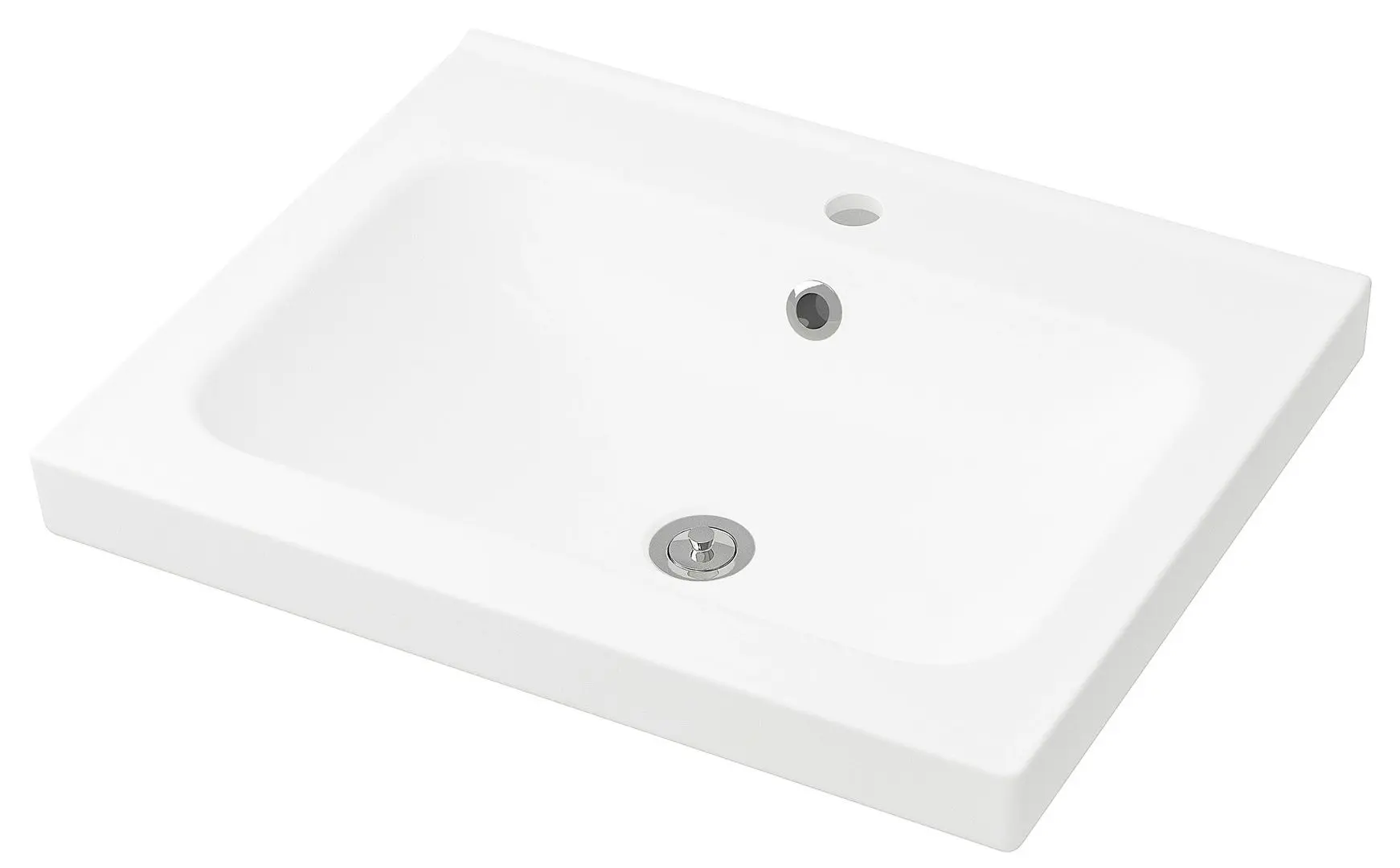 Шкаф под умывальник Ikea Godmorgon/Odensvik 2 ящика/смеситель Dalskär 63x49x64 (Гилбурен/Темно-серый) - 2