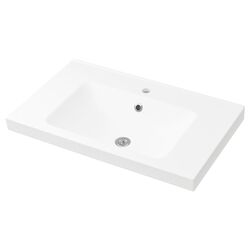 Шкаф под умывальник Ikea Godmorgon/Odensvik 2 ящика/смеситель Dalskär 83x49x64 (Гилбурен/Темно-серый) Thumb