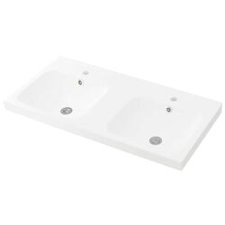 Шкаф под умывальник Ikea Godmorgon/Odensvik 2 ящика/смеситель Lundskar 103x49x64 (Глянцевый Белый) Thumb