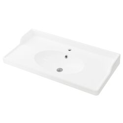 Шкаф под умывальник Ikea Godmorgon/Rattviken 2 ящика/смеситель Hamnskär 102x49x68 (Касжон/Белый) Thumb