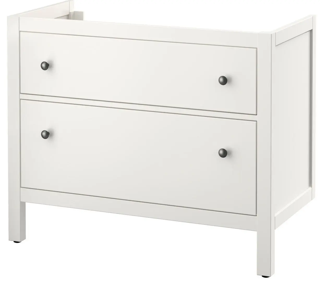 Шкаф под умывальник Ikea Hemnes 2 ящика 100x47x83 (Белый)
