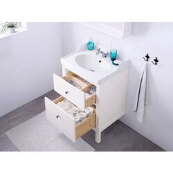 Шкаф под умывальник Ikea Hemnes 2 ящика 60x47x83 (Белый) Thumb