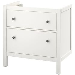 Шкаф под умывальник Ikea Hemnes 2 ящика 80x47x83 (Белый)