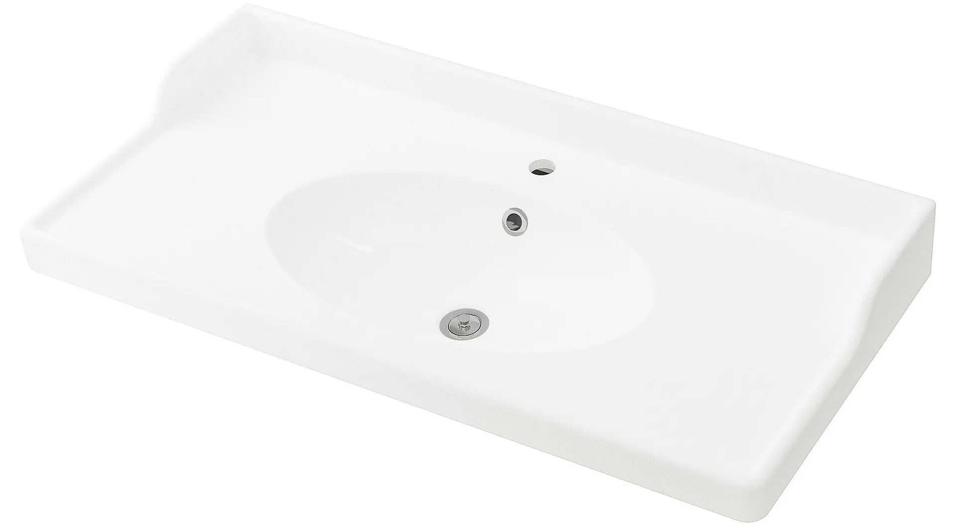 Шкаф под умывальник Ikea Hemnes/Rattviken 2 ящика/смеситель Runskär 102x49x89 (Белый) - 2