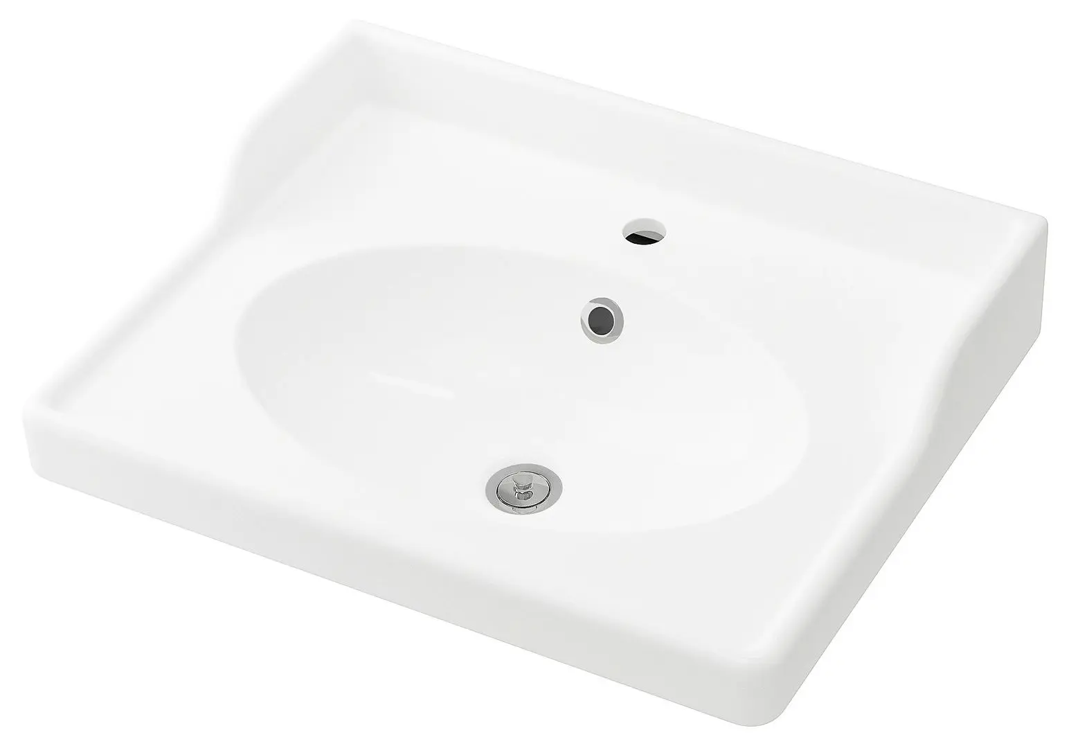 Шкаф под умывальник Ikea Hemnes/Rattviken 2 ящика/смеситель Runskär 62x49x89 (Белый) - 2