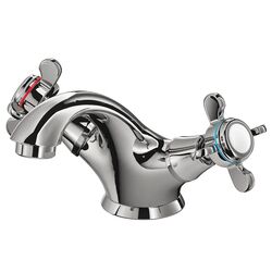 Шкаф под умывальник Ikea Hemnes/Rattviken 2 ящика/смеситель Runskär 62x49x89 (Белый) Thumb