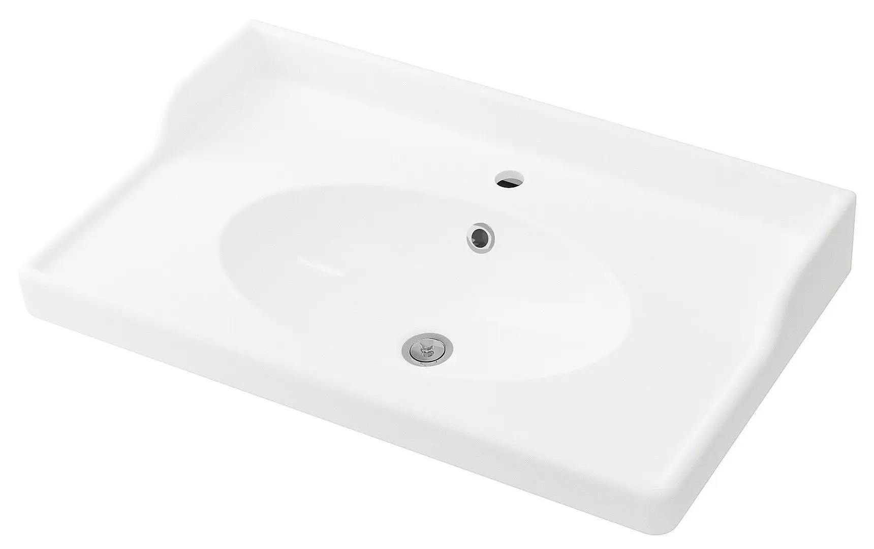 Шкаф под умывальник Ikea Hemnes/Rattviken 2 ящика/смеситель Runskär 82x49x89 (Белый) - 2