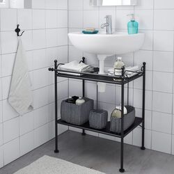 Шкаф под умывальник Ikea Ronnskar (Черный) Thumb