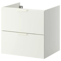 Тумба под умывальник Ikea Godmorgon 2 ящика 60x47 (Белый)
