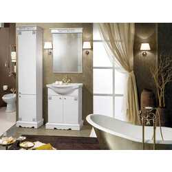 Dulap sub lavoar КМК 0455.1 Ameliya 650 (White/Silver) Thumb