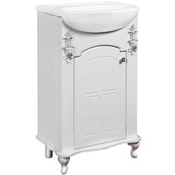 Dulap sub lavoar КМК 0454.7 Versal 500 (White/Silver)