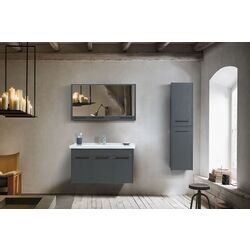 Set dulap cu lavoar Martat New Sofia 100 (Dark Grey) Thumb