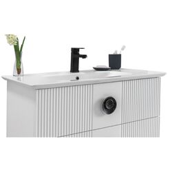 Набор тумбы с раковиной Martat Vanity 90 (White) Thumb