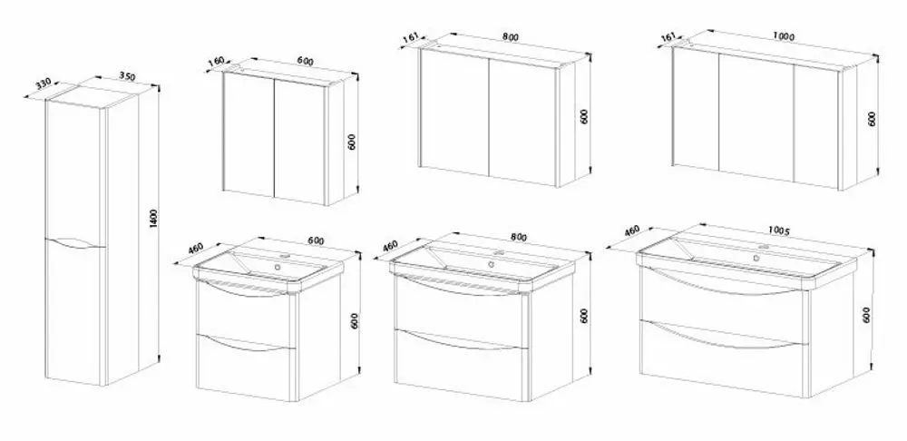Dulap sub lavoar Martat Zen 105 (Sand Beige)