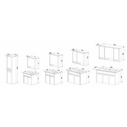 Dulap sub lavoar Martat Zen 65 (Cream) Thumb