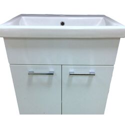 Set dulap cu lavoar Bergamo 70 (White)