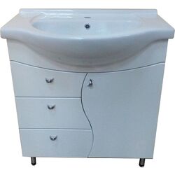 Set dulap cu lavoar S-Line 75 (White)